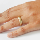 Pebble Wide / Band Reticulated By fitzgerald jewelry in WEDDING Category