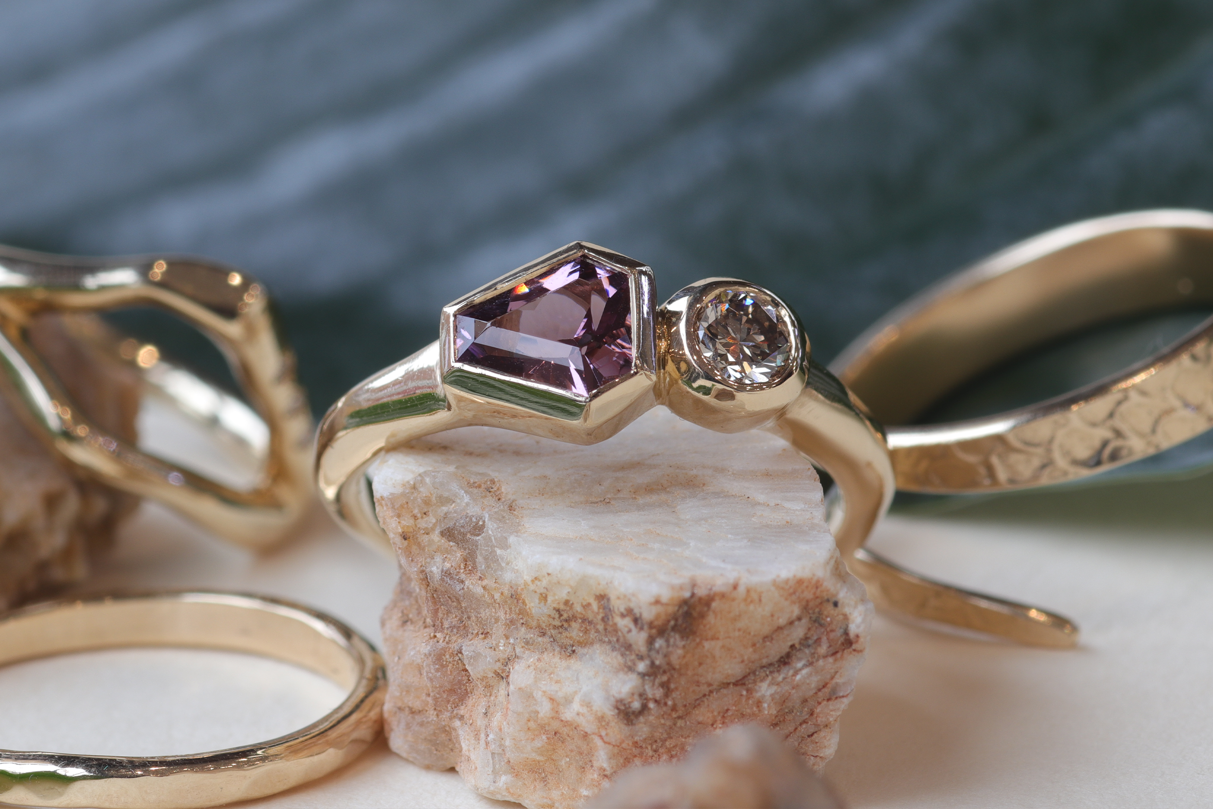Warm Toi et Moi / Ring By Kestrel Dillon