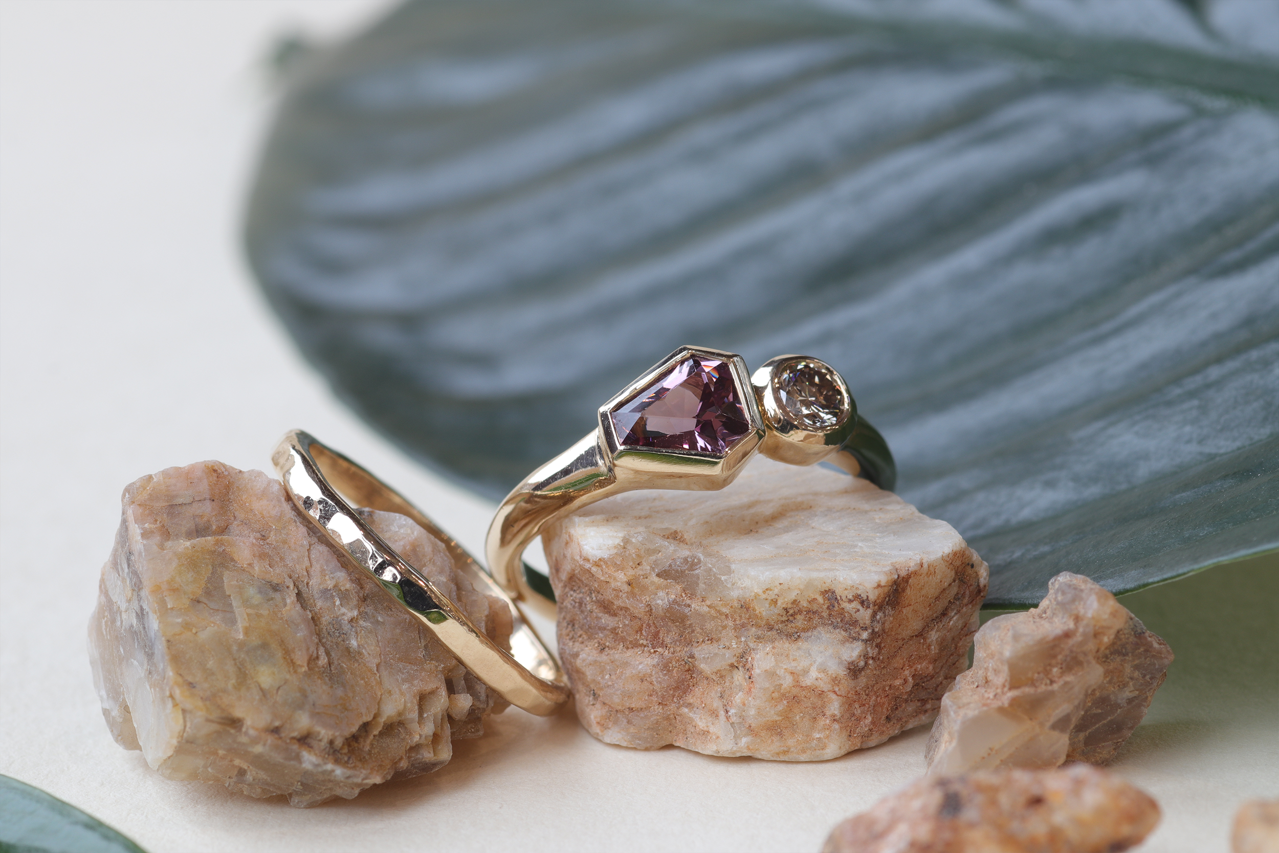 Warm Toi et Moi / Ring By Kestrel Dillon