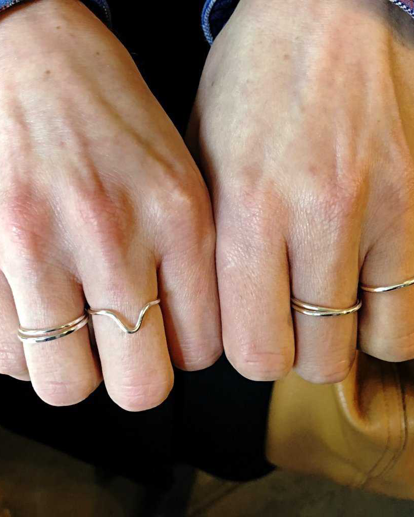 Stackable Rings By Fitzgerald Jewelry School in WORKSHOP Category