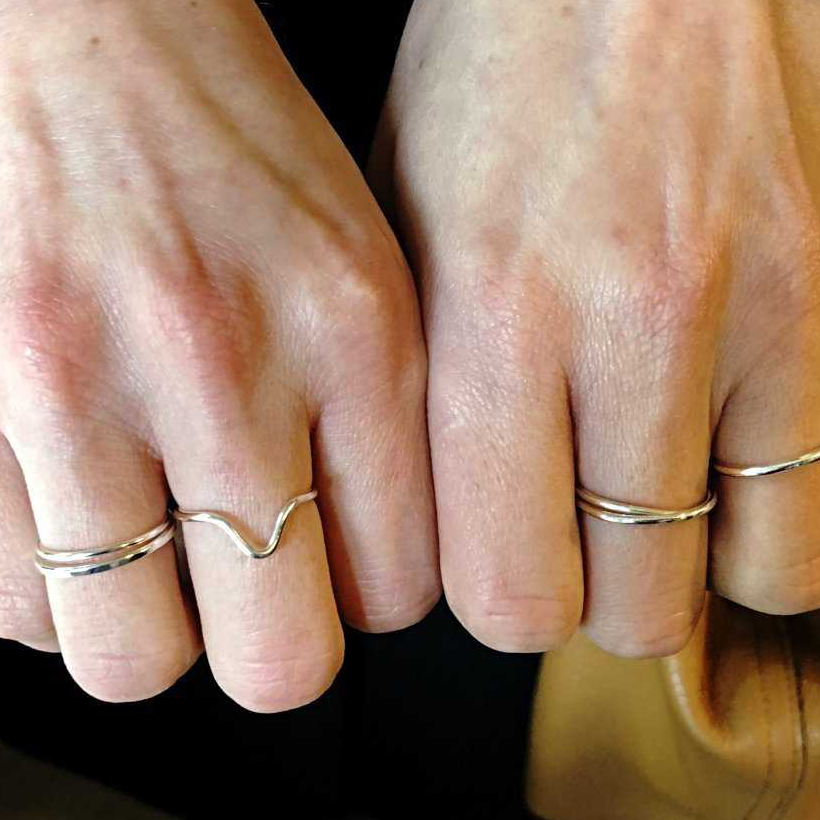 Stackable Rings By Fitzgerald Jewelry School in WORKSHOP Category
