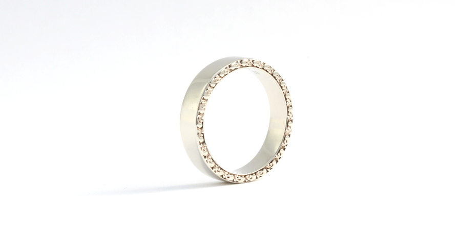 Side Engraved By fitzgerald jewelry in WEDDING Category