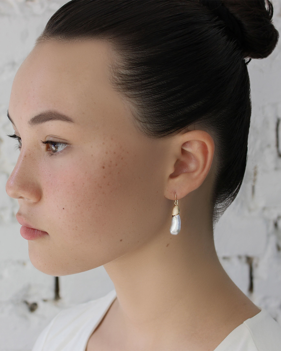 Umi / Japanese Keshi Earrings By Hiroyo in earrings Category