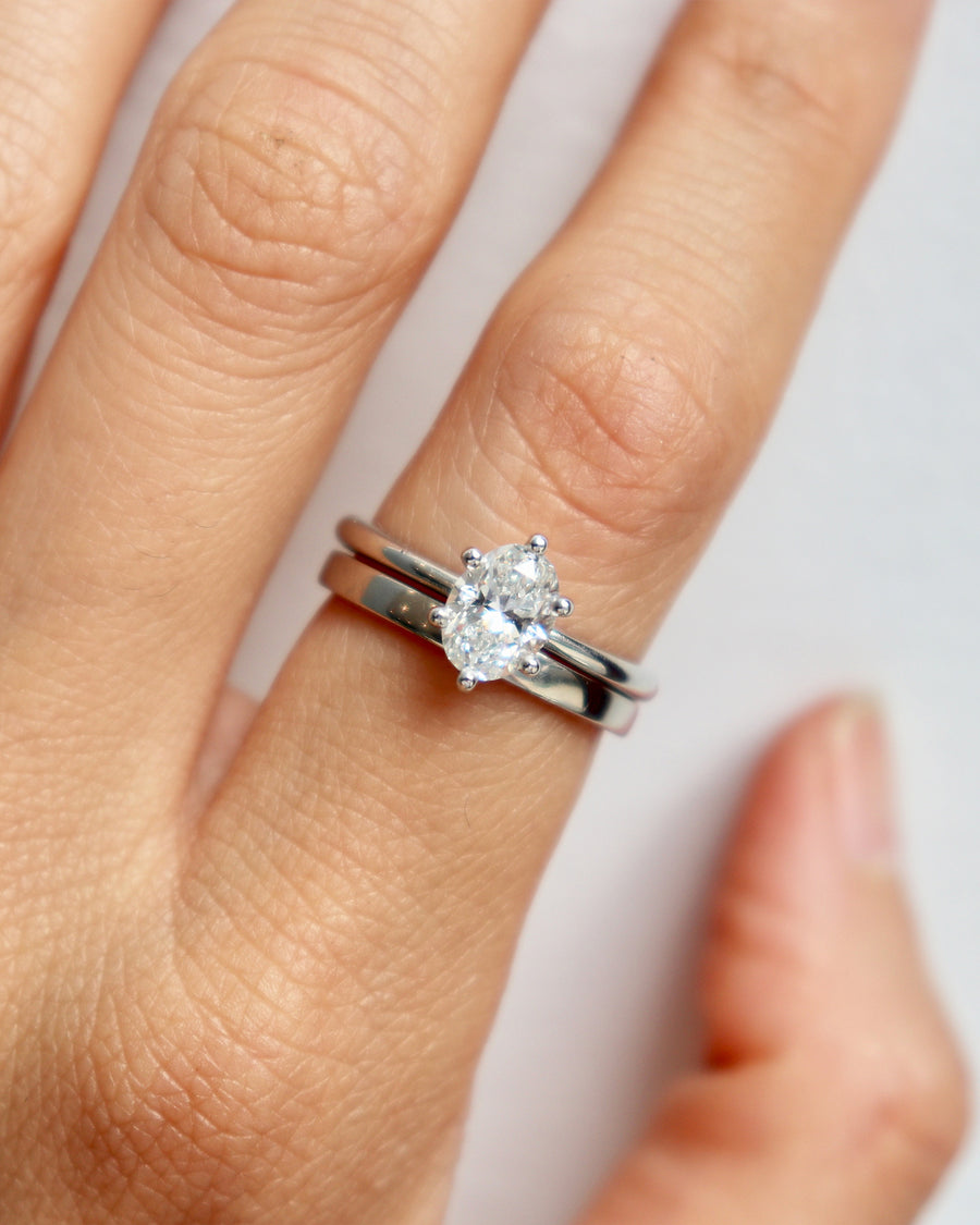 Flat Band / 2.2mm By fitzgerald jewelry in WEDDING Category